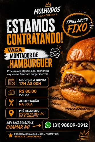 Montador de hamburguer