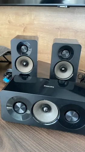 Caixas originais Philips HTD5000 para reaproveitamento/projeto de áudio/home theater