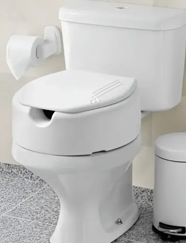 Assento Sanitário Elevado C/ Tampa Mebuki - 13,5cm Sem Uso