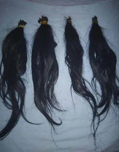 4 MECHAS DE CABELO HUMANO 60CM + BRINDE + 300 GRAMA