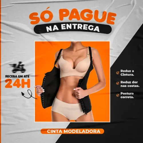 Cinta Colete Modeladora NOVA ENTREGA GRATIS