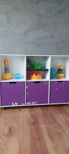 Organizador c gavetas infantil com rodinhas