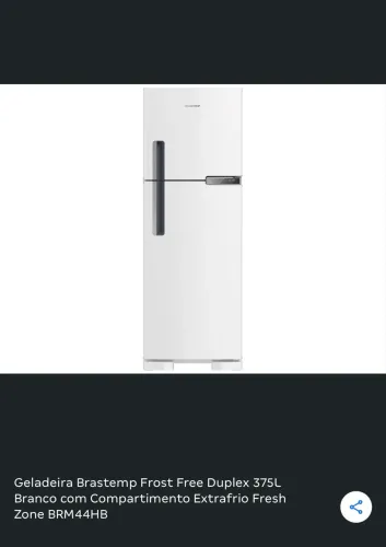 Geladeira Frost Free Brastemp