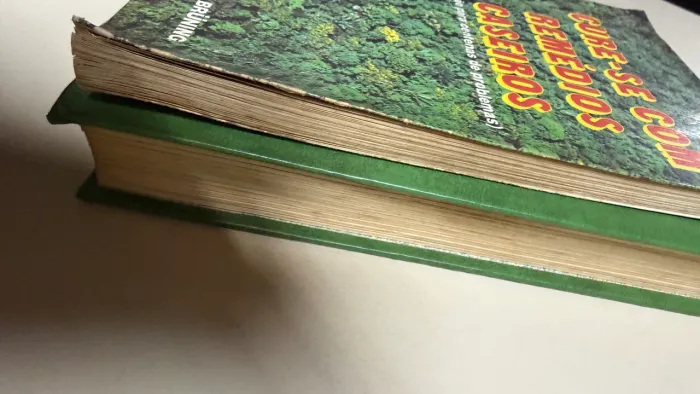 Livro cure-se com remédios caseiros / hortalicas na medicina 