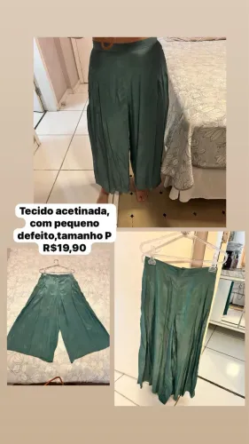 Calça Tecido Acetinado 