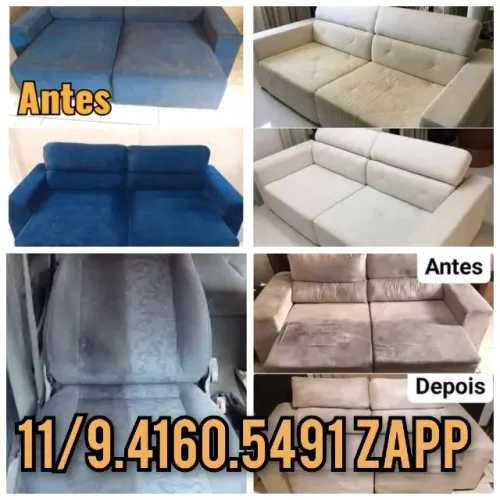 Lavagem de sofá e Estofados 