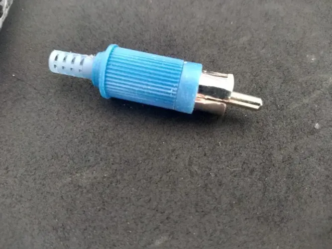 RCA plástico c/ rabicho  ( 50 pçs)