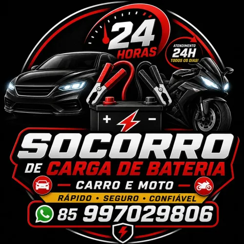 Auto Socorro de Baterias de Carro e Moto 24 horas!