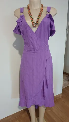 Vestido de babado da Carmella Cloo TAM. G