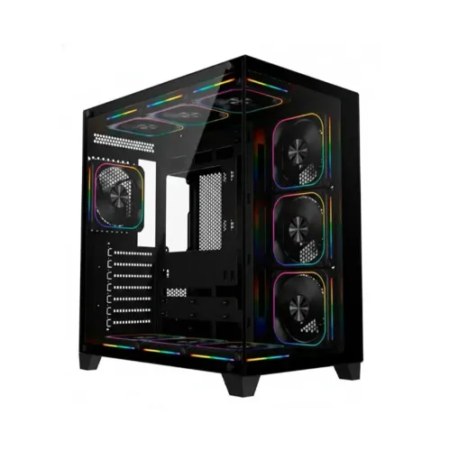Gabinete Gamer Liketec Zeus V3, ATX, Frontal e Lateral Vidro Temperado, Sem FANs