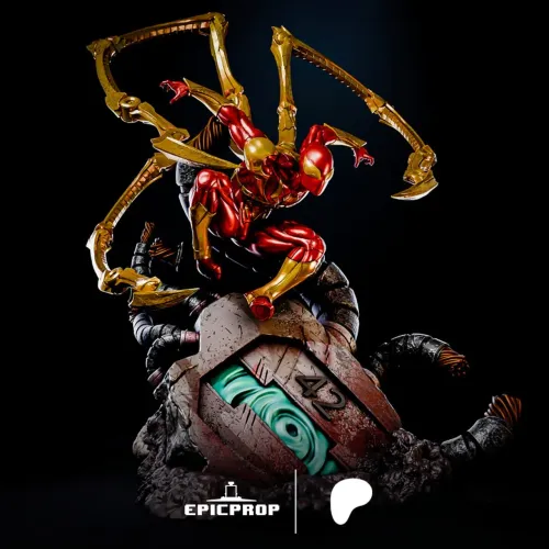 Figure colecionável homem aranha com pintura automotiva escala 1:6