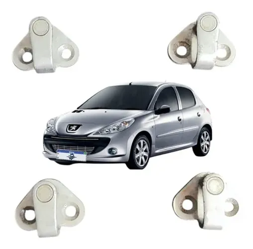 Kit Batente De Porta Peugeot 207 1.0 2014  *0 Uzad0