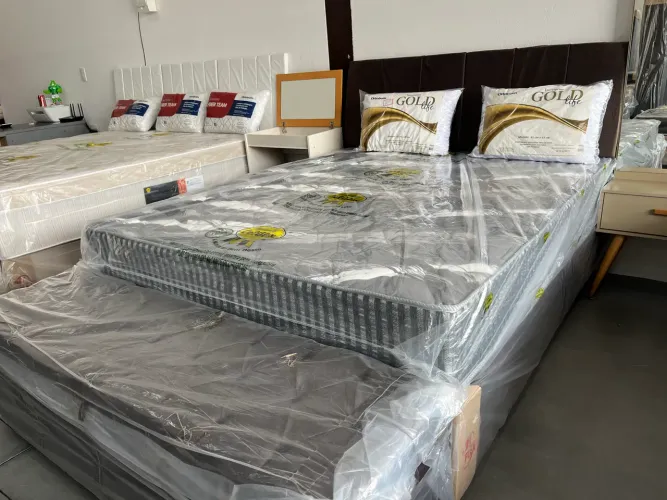 CAMA QUEEN MOLAS ENSACADAS DUPLFA FACE ENTREGAMOS NO CONFORTO DO SEU LAR