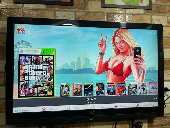 Xbox 360 slim somente RGH 3.0 