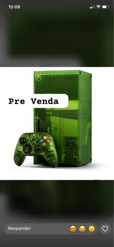 Console raro Xbox 25 anos
