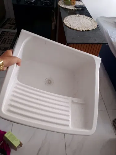 Tanque plastico para lavar roupas