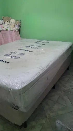 Cama Bipartida Queen Ortobom Mola Ensacada