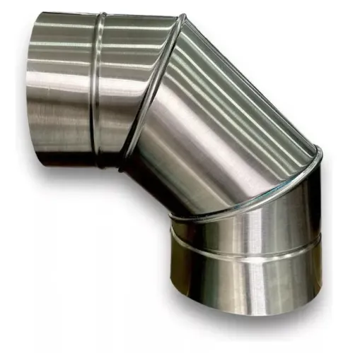 Curva Inox 90° Tubular 500mm Sistema de Exaustão