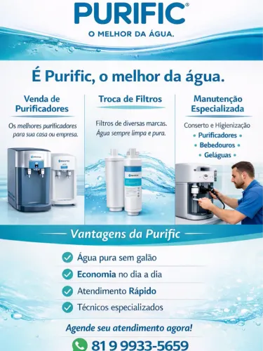 ? Purificadores de Água - Venda, Instalação e Manutenção ?