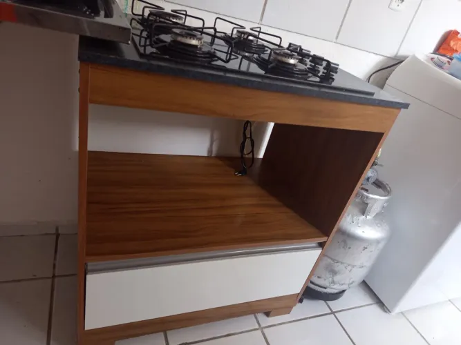 Cooktop com balcão MDF