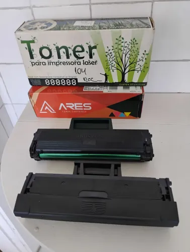 Par de Toners para Impressoras Laser Samsung (MLT-D104S e MLT-D111)