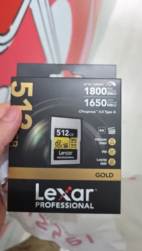 Cartão de memória Cfexpress Lexar GOLD 512 GB