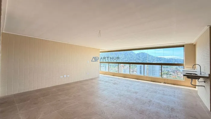 Apartamento à Venda em Praia Grande com 3 suítes, 4 banheiros, 3 vagas e 209m²