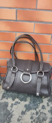 Bolsa de couro legítimo Nativa