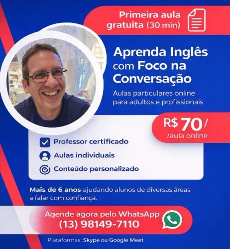 Aulas de Inglês Online