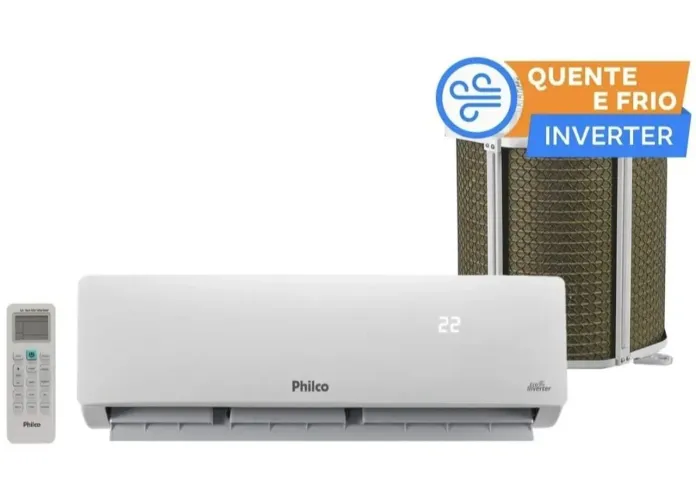 AR CONDICIONADO PHILCO INVERTER 12000 BTUS QUENTE E FRIO LACRADO NA CAIXA COM GARANTIA