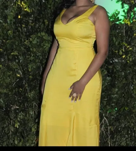 Vestido festa/casamento amarelo