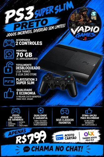 Playstation 3 super slim desb