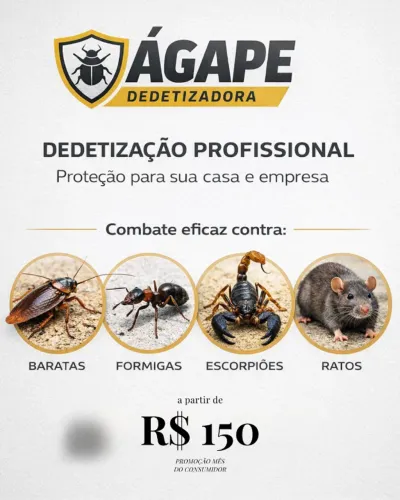 Dedetização desratização desintetização