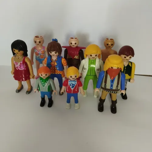 Lote 10 bonecos Playmobil/ geobra