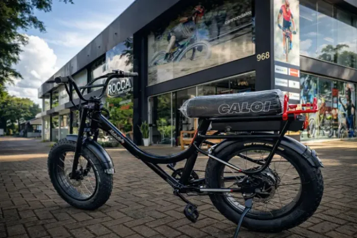 Caloi Mobylette Elétrica Fat Tire - Estilo Retrô | 12x sem Juros