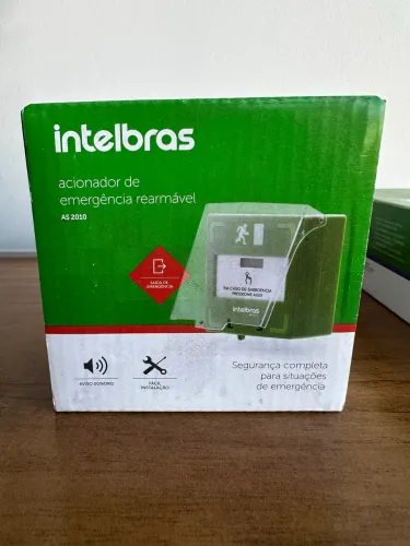 Acionador De Emergência Rearmável As 2010 Intelbras