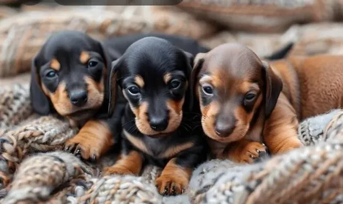 Basset Dachshund Filhotes Queridinhos Salsichinhas.