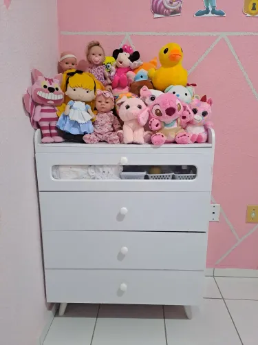Cômoda trocador infantil