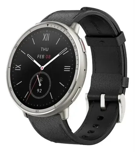Amazfit ACTIVE 2 Premium Version - Smartwatch A2437 Pulseira couro preta