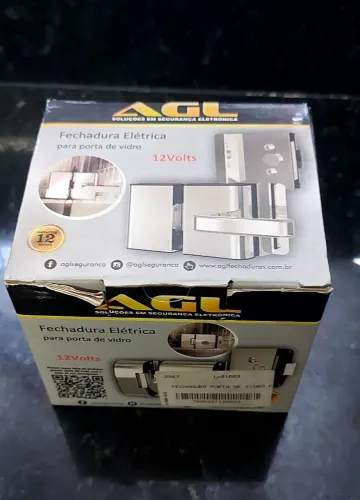Fechadura eletrica para porta de vidro AGL