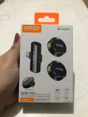 microfone lapela KAIDI tipo C