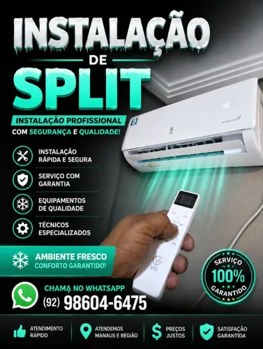Conserto de ar condicionado SPLIT
