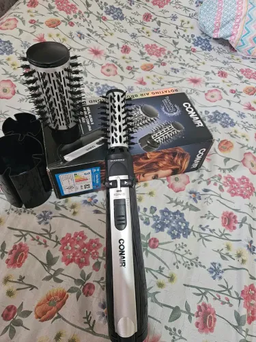 Escova de cabelo Conair elétrica rotativa Diamond Brilliance