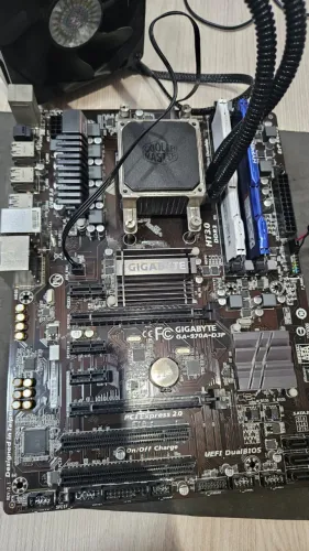 Kit Upgrade Gamer AMD FX 8320E + Placa-Mãe Gigabyte + 16GB RAM + WaterCooler (Testados)