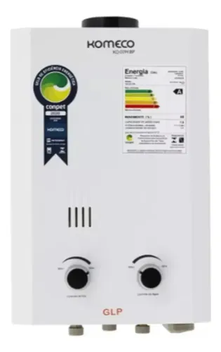 Aquecedor A Gás Glp Slim Ko 07m Bp Branco - Seminovo