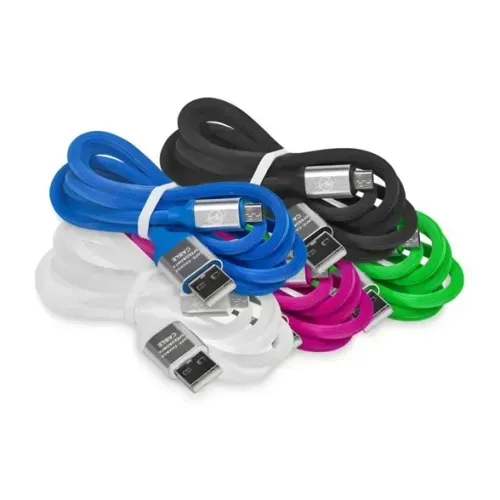 Cabo Colorido Emborrachado 1,2 Metros - USB Tipo-C