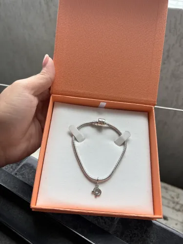 Pulseira life vivara em prata 925 com berloque, sem trava de segurança
