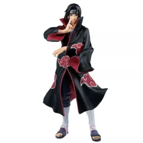 Boneco Itachi Uchiha Naruto Shippuden Action Figure Figura Miniatura 18cm