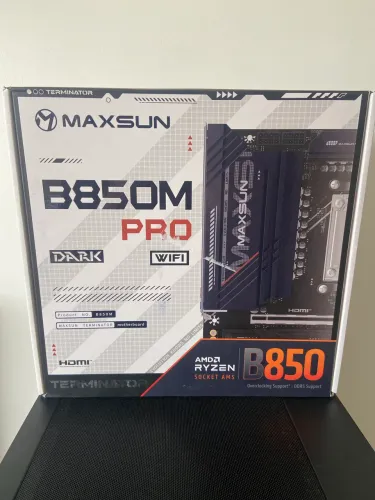 Placa mãe AM5 Maxsun B850m Pro Dark Wi-Fi 