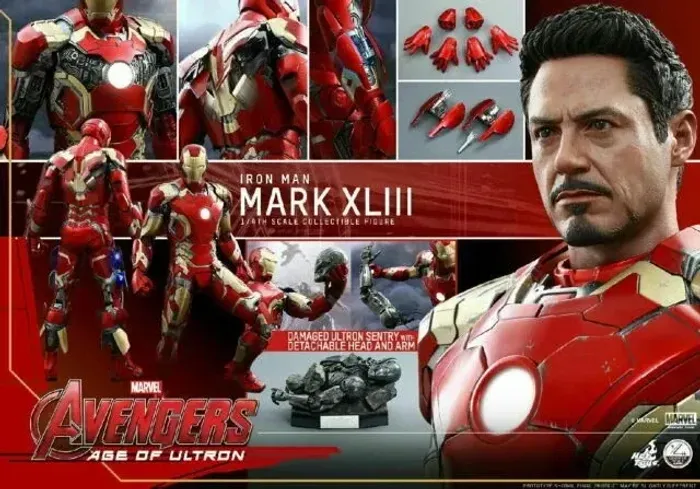 HOT TOYS HOMEM DE FERRO MARK 43 1/4